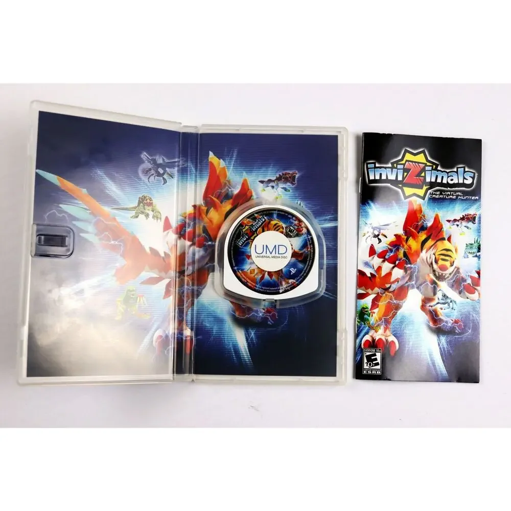 InviZimals Sony PSP UMD - Game‎ & Manual Only Complete CIB Tested Working